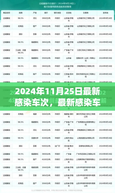 2024年11月25日感染车次分析与解读，最新数据揭示疫情动态