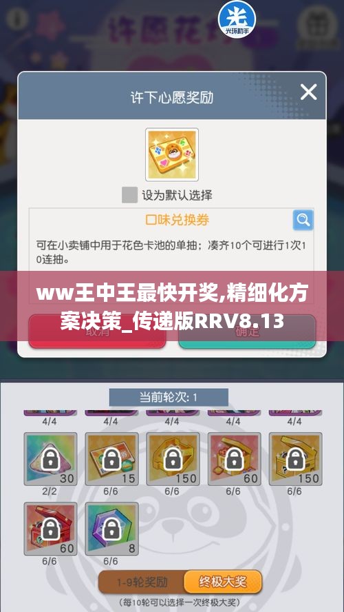 ww王中王最快开奖,精细化方案决策_传递版RRV8.13