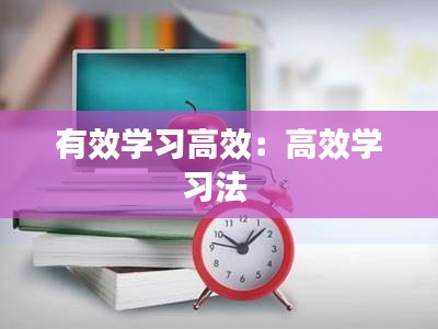 有效学习高效：高效学习法 