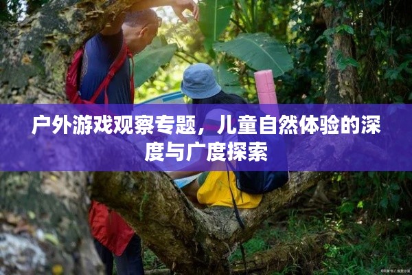 户外游戏观察专题，儿童自然体验的深度与广度探索
