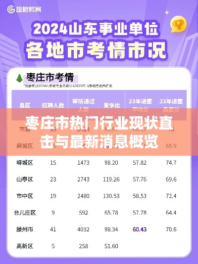 枣庄市热门行业现状直击与最新消息概览