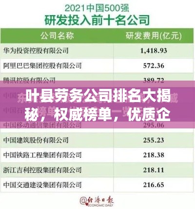叶县劳务公司排名大揭秘，权威榜单，优质企业一览无遗！