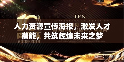人力资源宣传海报，激发人才潜能，共筑辉煌未来之梦