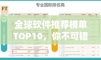 全球软件推荐榜单TOP10，你不可错过的十大软件！