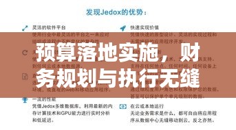预算落地实施，财务规划与执行无缝对接之道