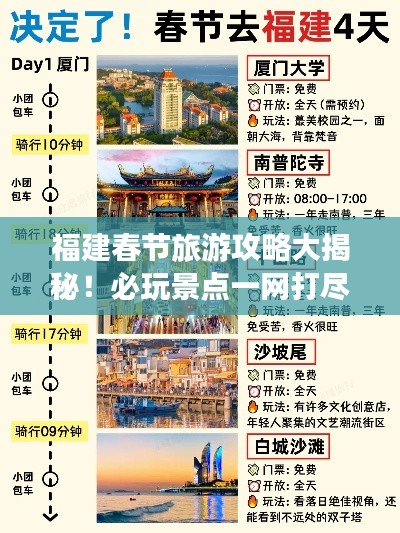 福建春节旅游攻略大揭秘！必玩景点一网打尽