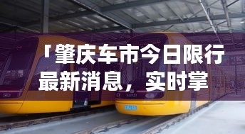 「肇庆车市今日限行最新消息，实时掌握车辆通行动态！」