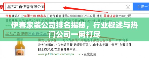 伊春家装公司排名揭秘，行业概述与热门公司一网打尽