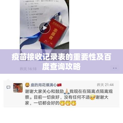 疫苗接收记录表的重要性及百度查询攻略